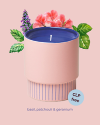 GOOD MOOD Duftkerze -  basil, patchoulli & geranium