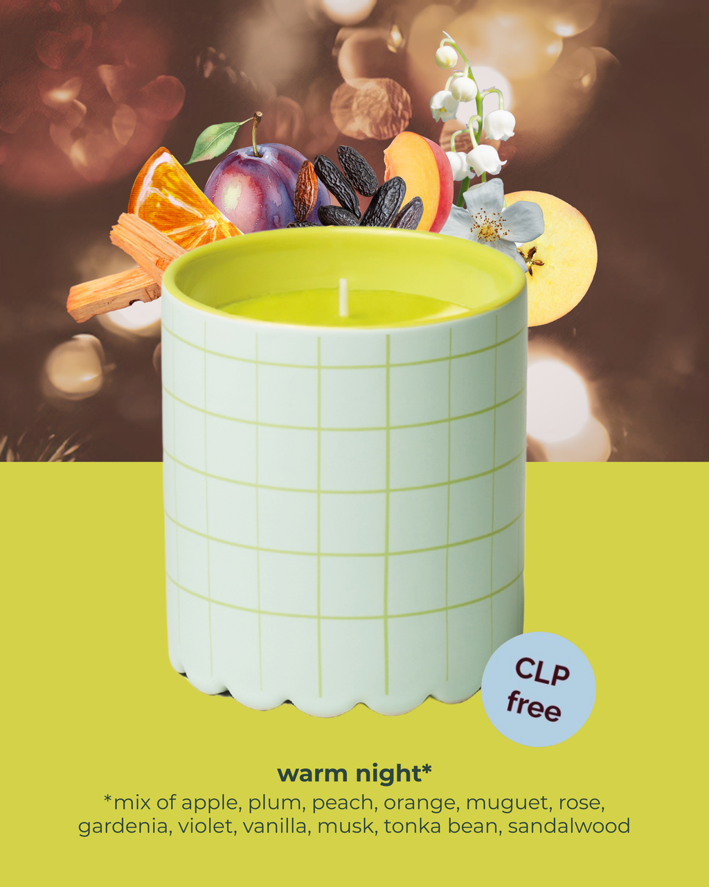 GOOD MOOD Duftkerze -  warm night