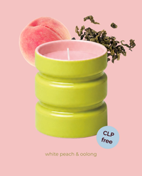 GOOD MOOD Duftkerze -  white peach & oolong