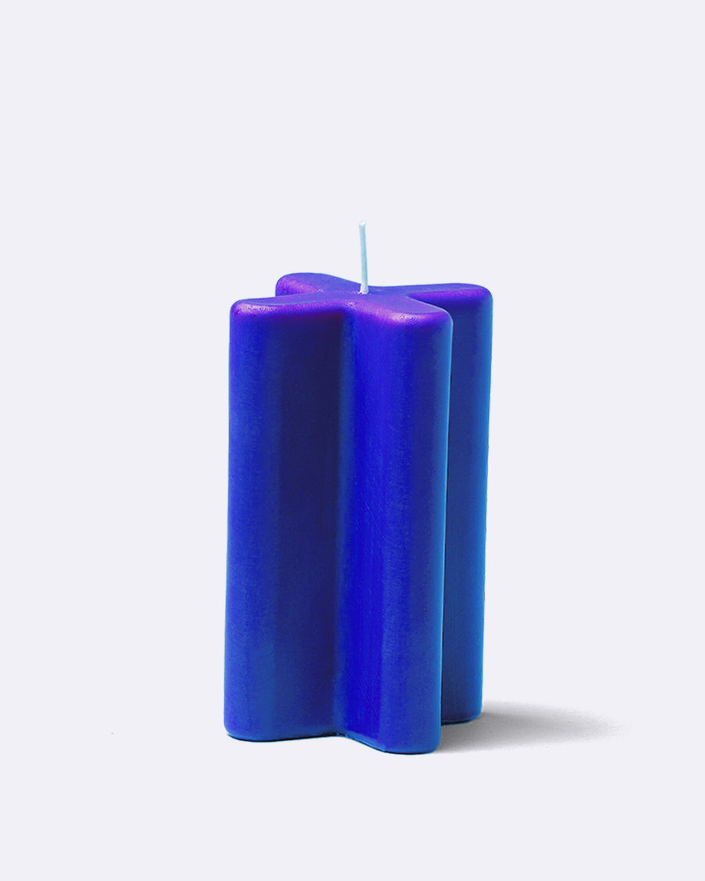 block candle cross - blue