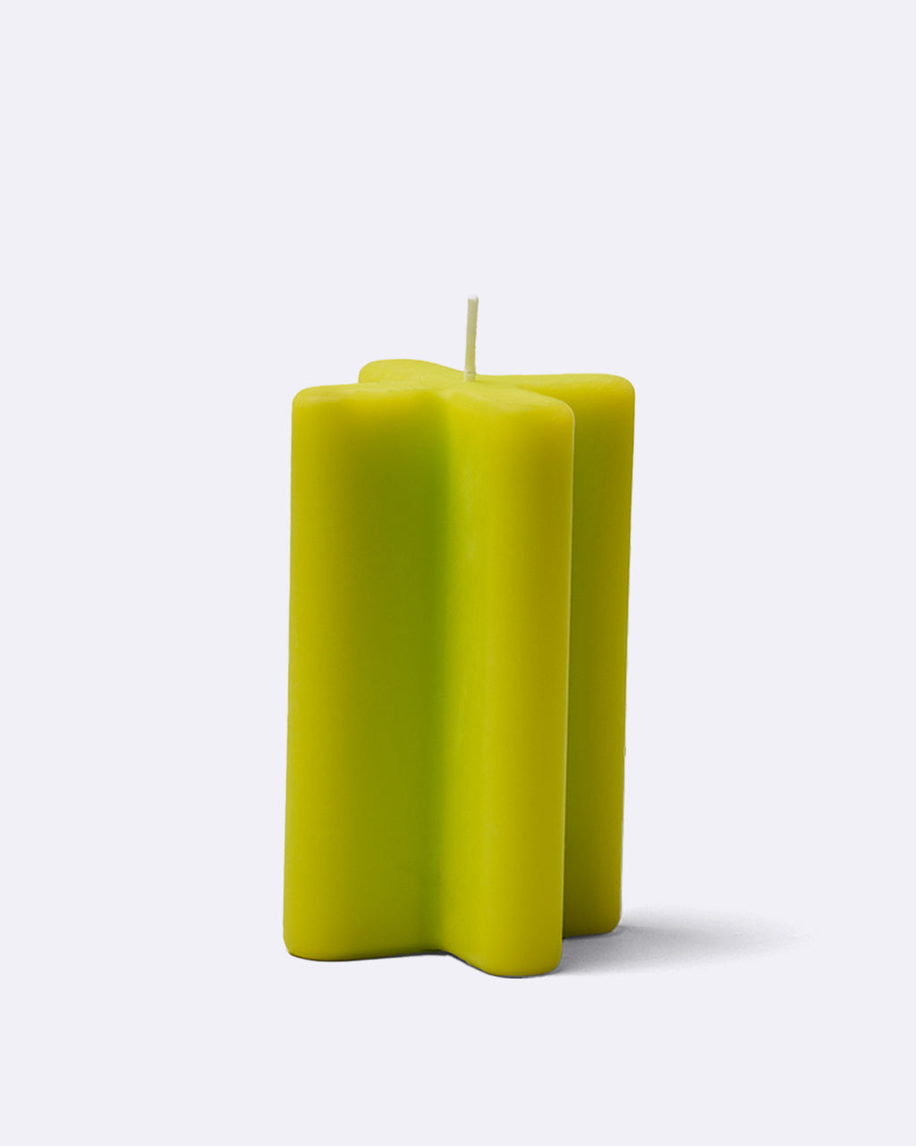 block candle cross - lime