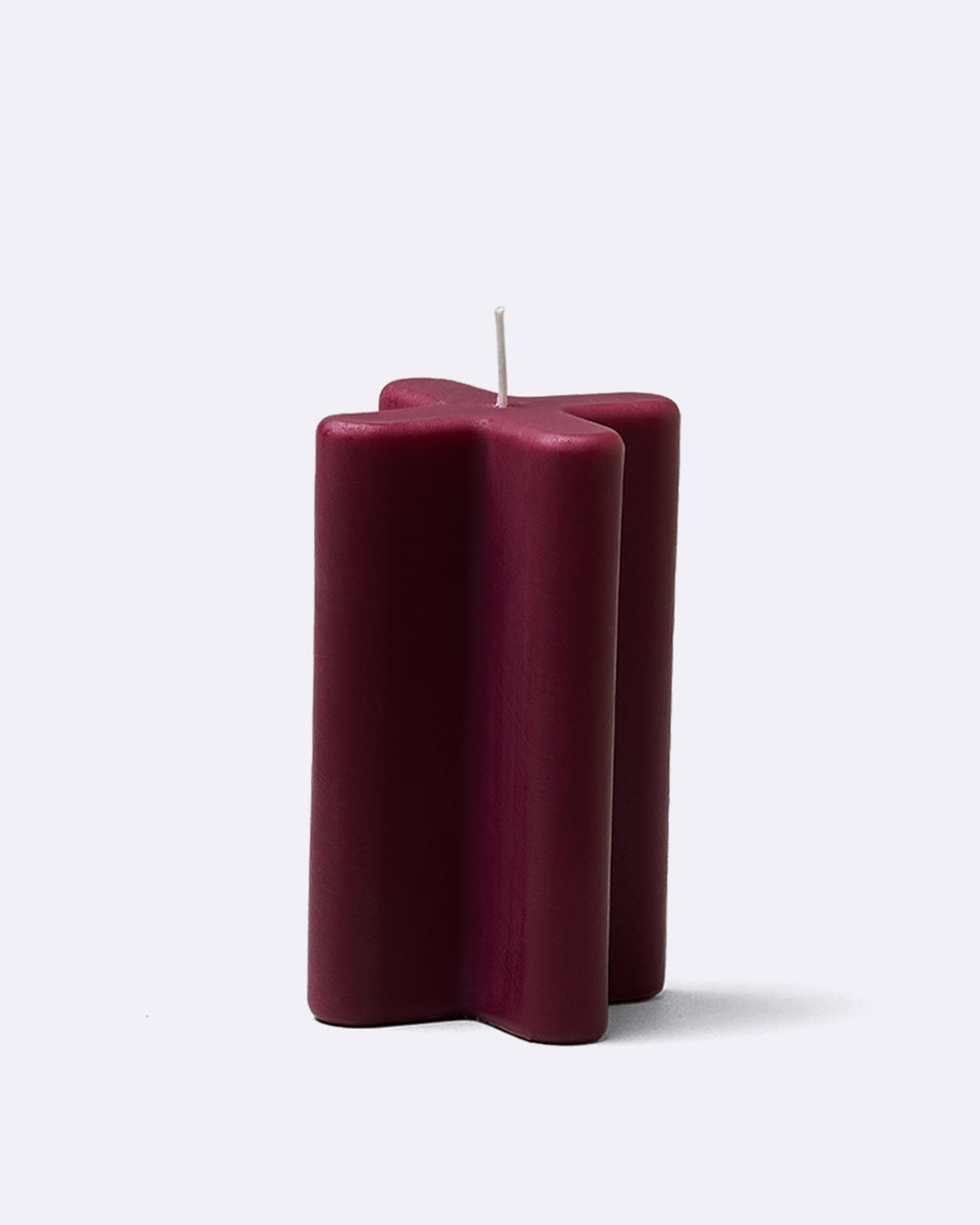 block candle cross - dark red