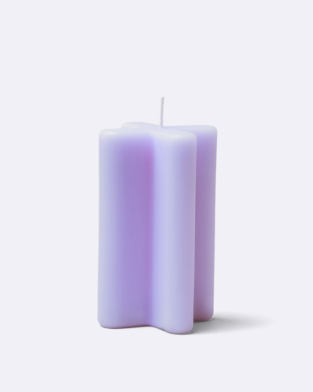 block candle cross - lavender
