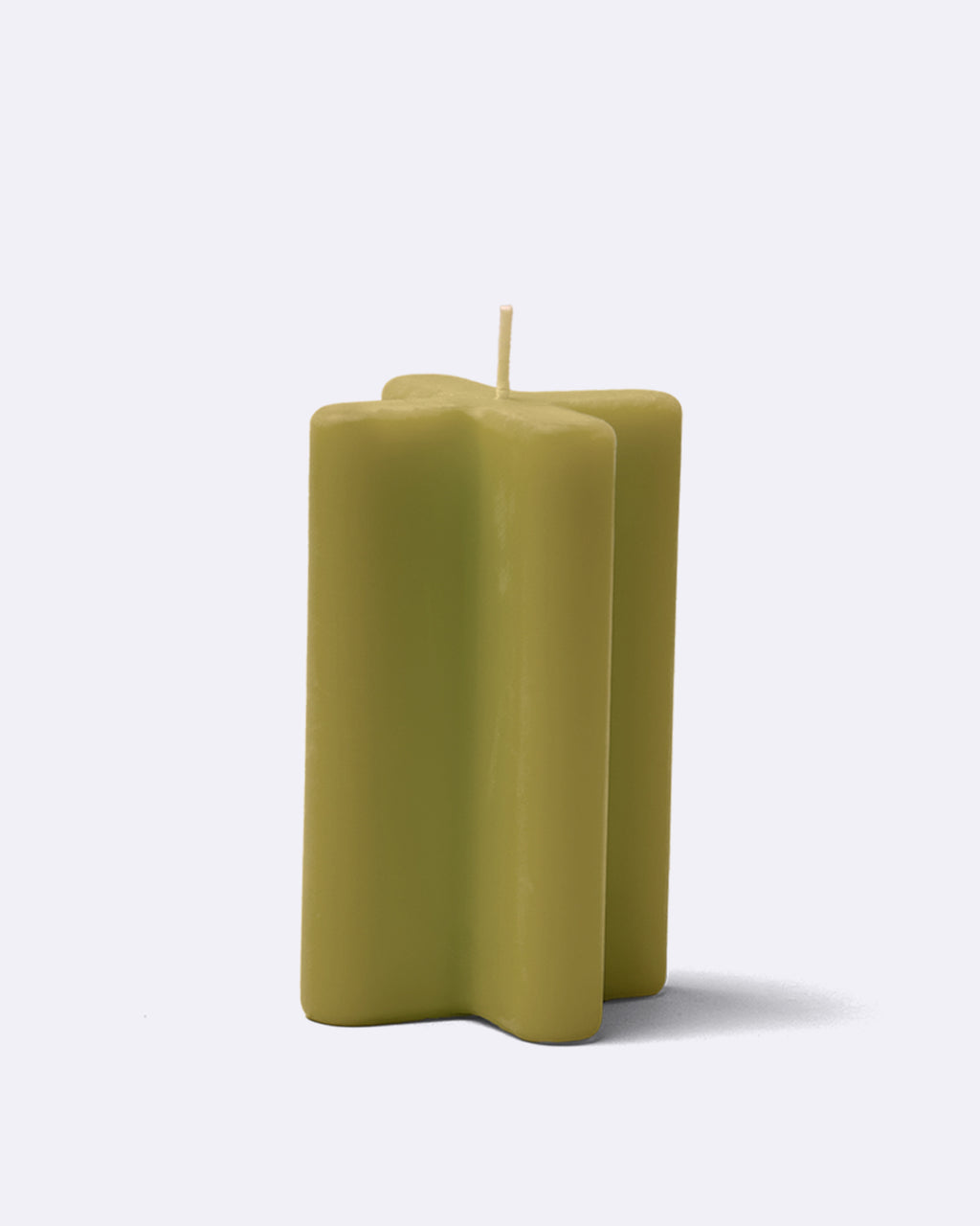 block candle cross - khaki