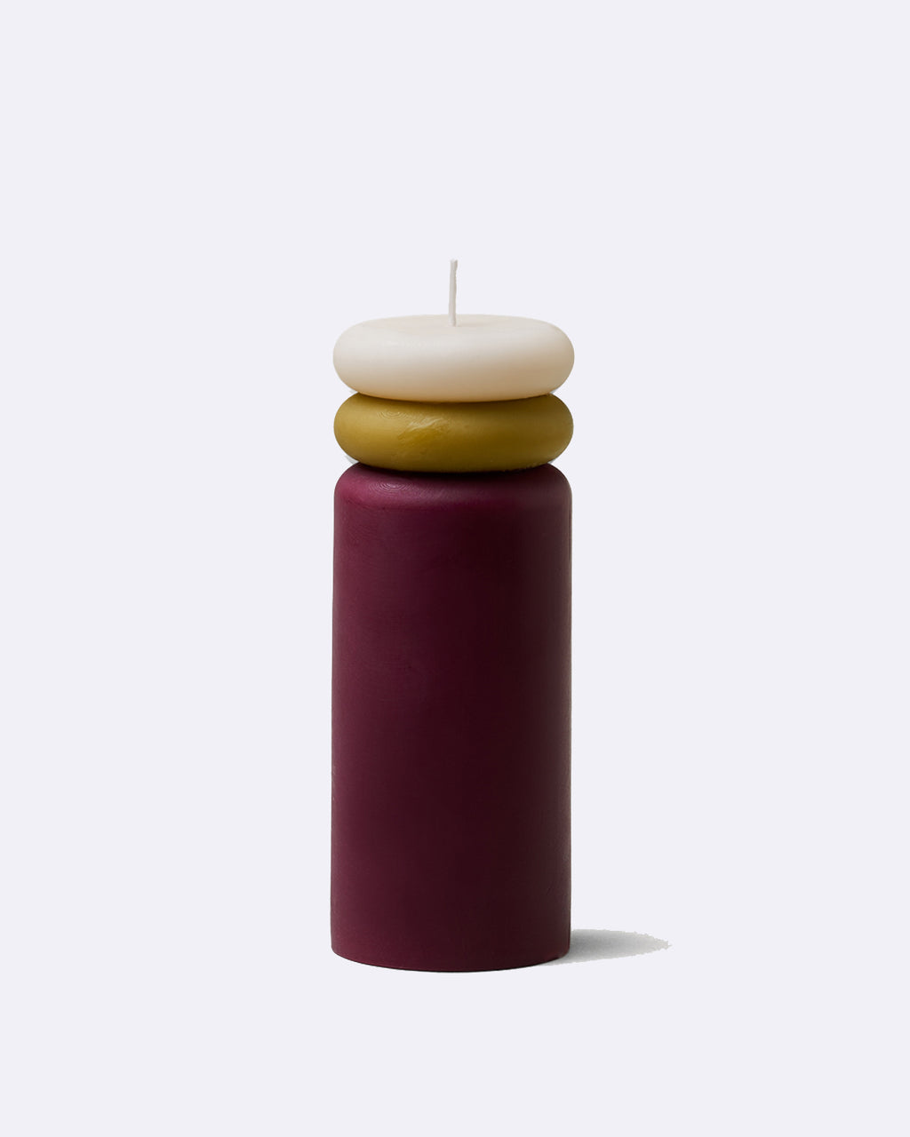 block candle ring - dark red
