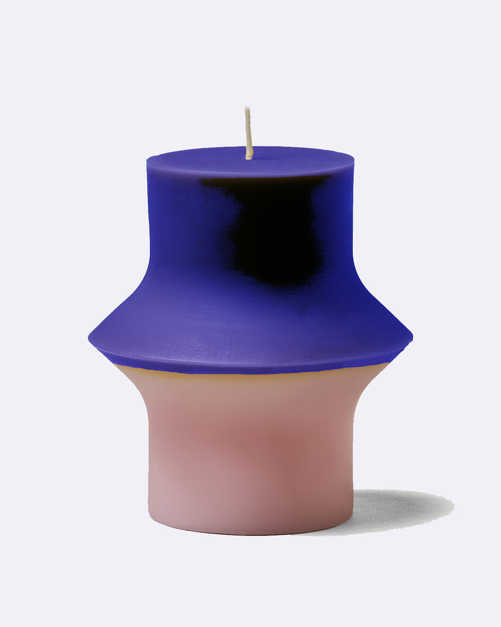 block candle UFO - rose