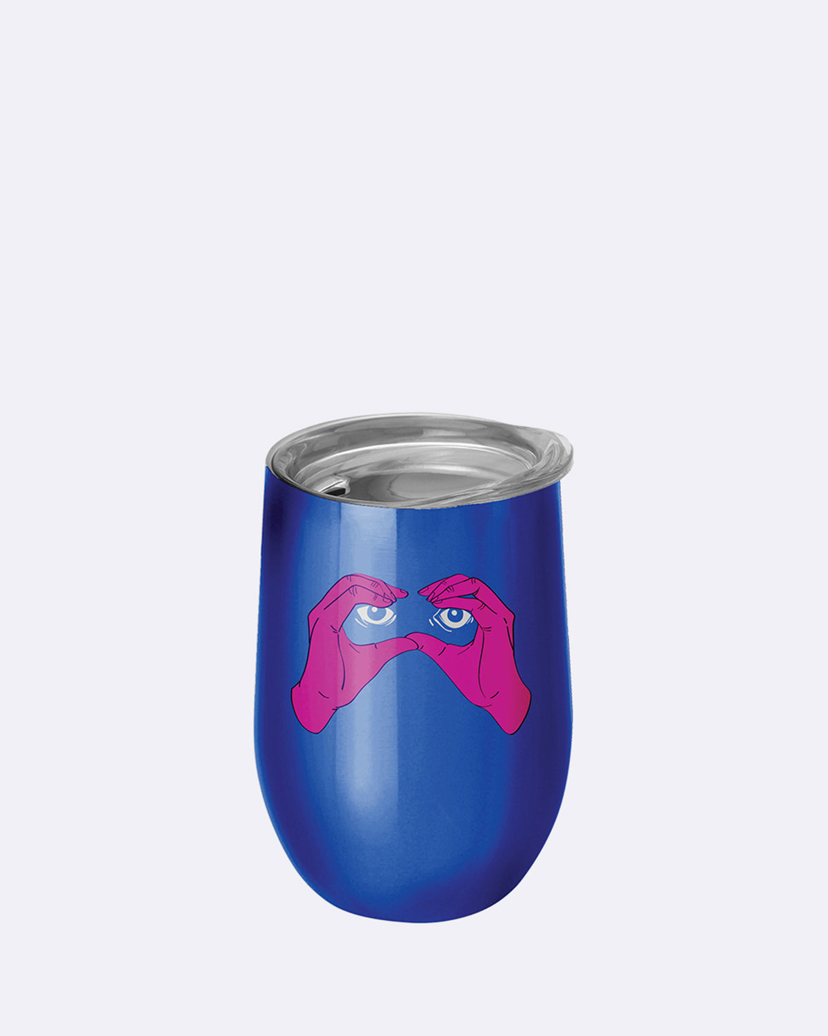 Thermobecher aus Edelstahl - bioloco office - 420ml - ideal fürs Büro - spectacles
