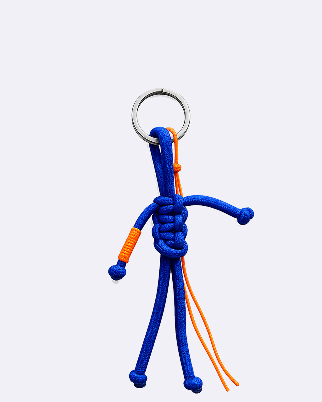 best friend keychain - blue & orange