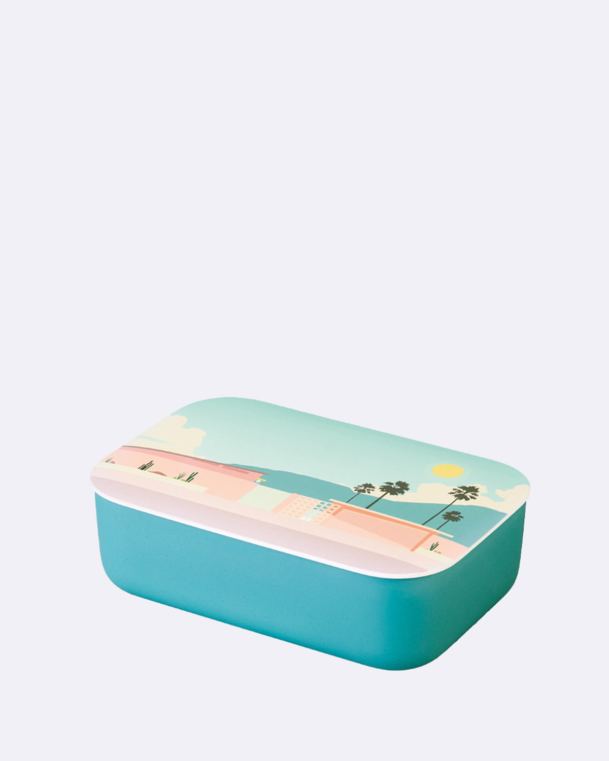 Nachhaltige Lunchbox - Brotdose aus PLA - bioloco plant classic lunchbox - Palm Springs