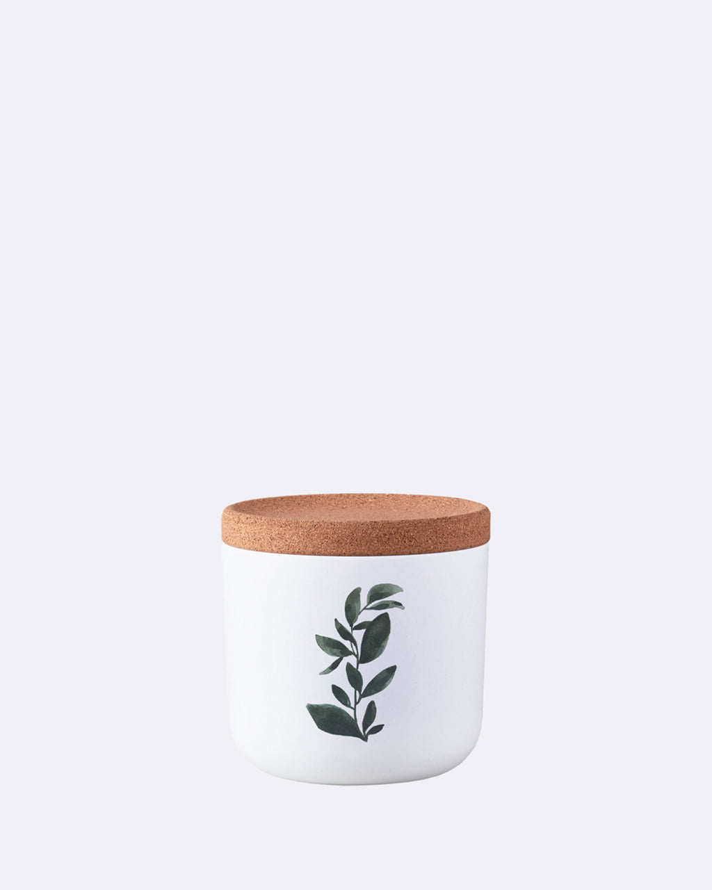 Storage container - small green leaves
