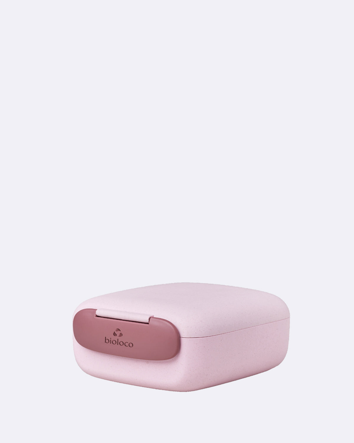 Brotdose für Kinder aus nachhaltigem PLA - bioloco plant urban lunchbox mini square rose