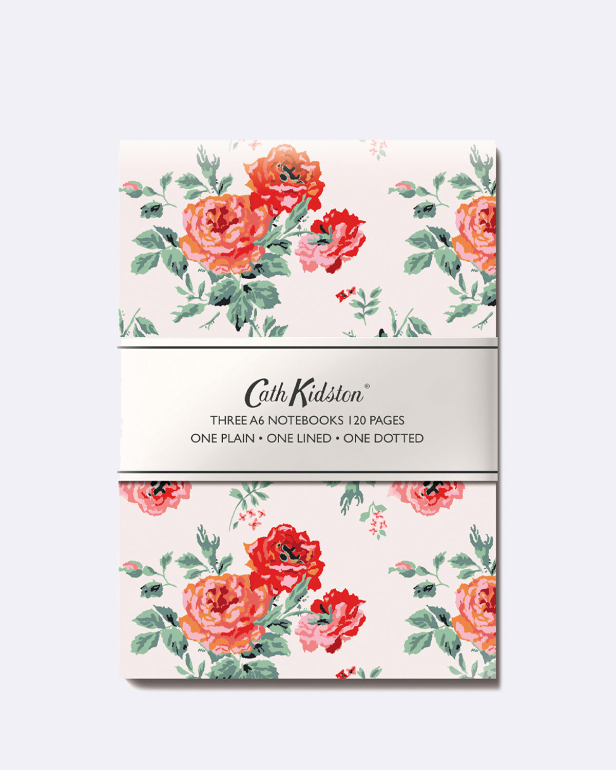 Notizbuch mit buntem Blumenmuster