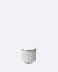 Ceramic soy candle RUA White Ceramic