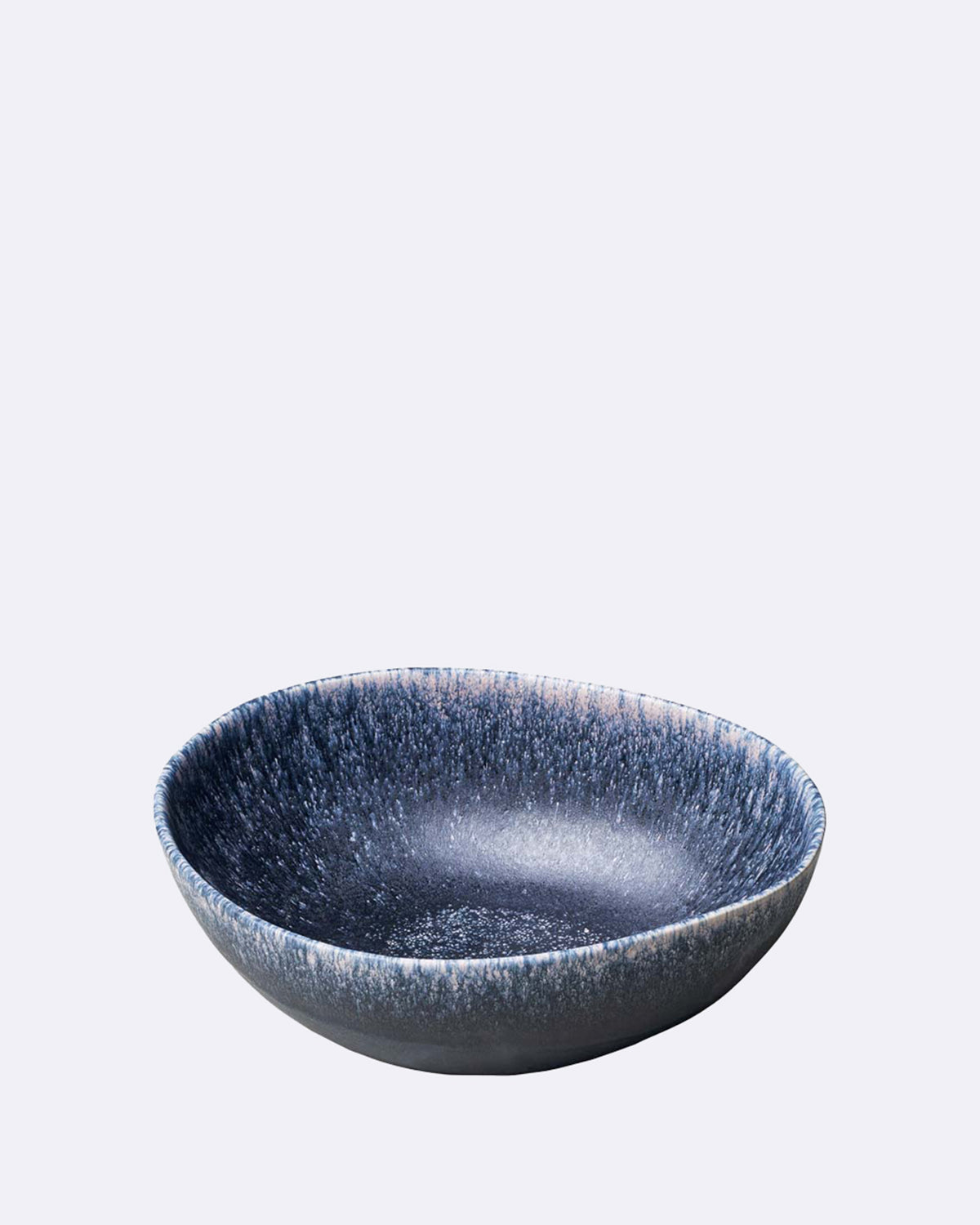 Salatschüssel aus Keramik in blau 
