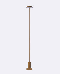 fortuna floor lamp - brushed gold