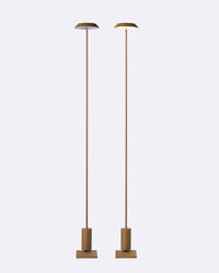 fortuna floor lamp - brushed gold