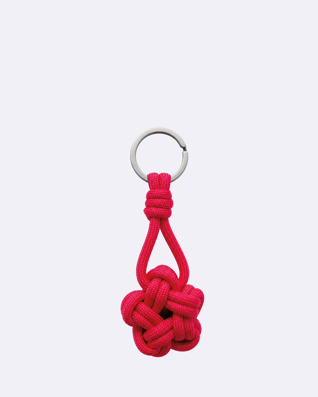flower keychain - red