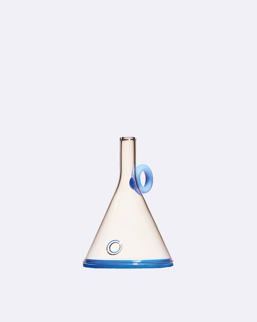 Teelichthalter Kegel S - blue and rose