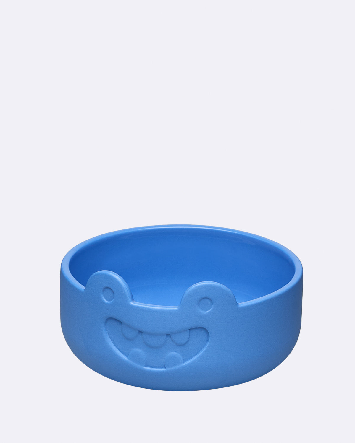 Kinderschüssel aus Kunststoff in Blau mit Monster-Design