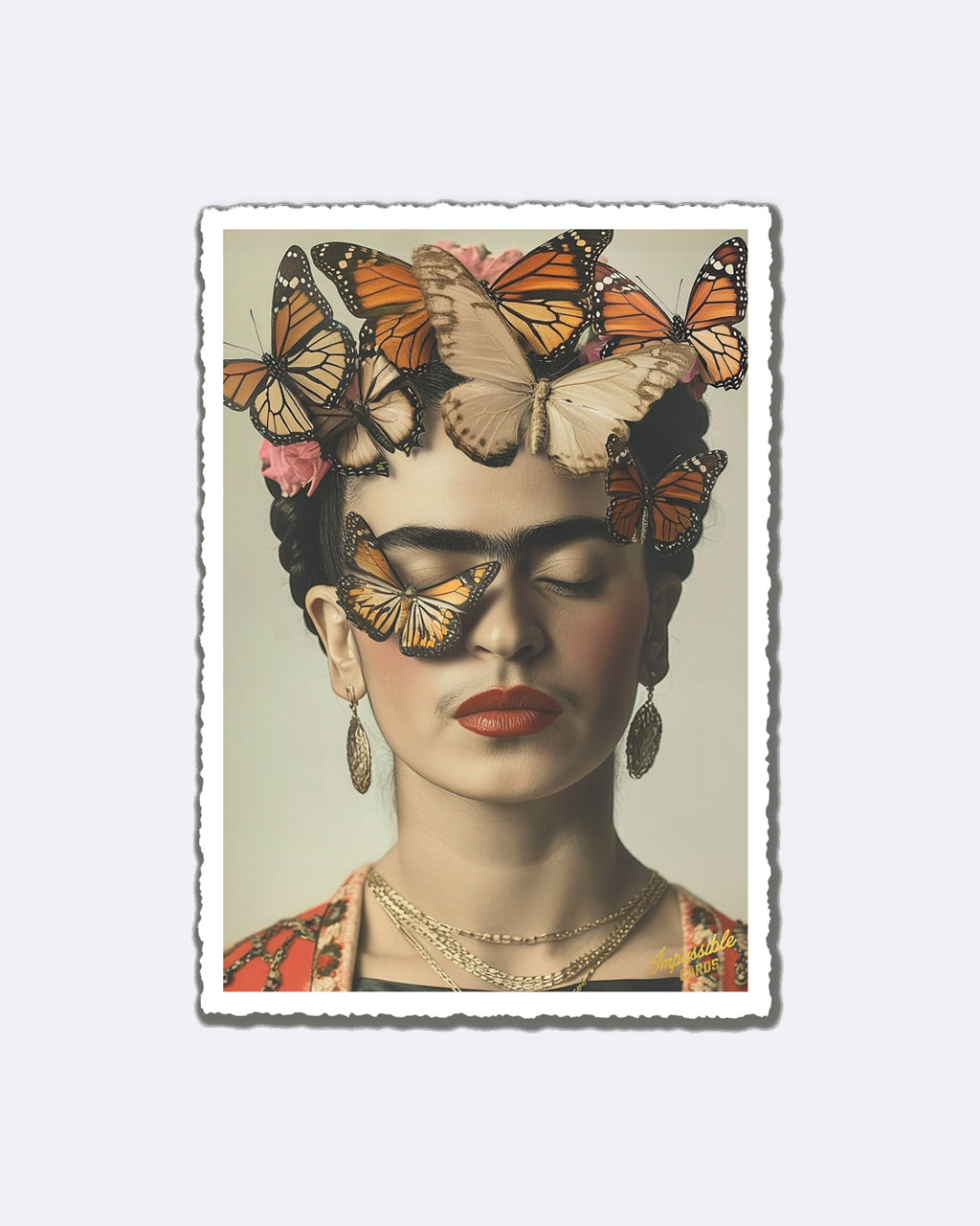 Impossible Card Postkarte - Frida Kahlo