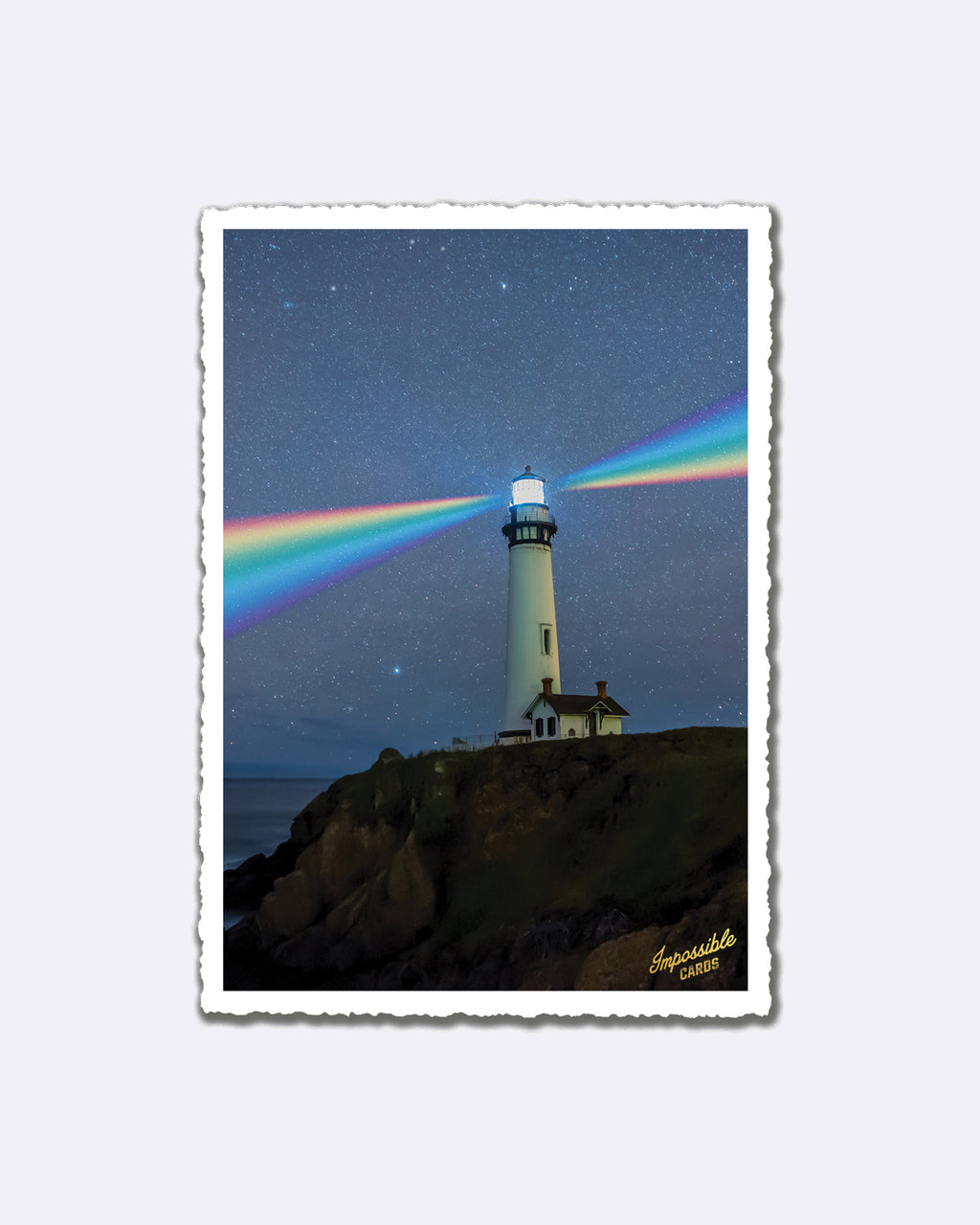Impossible Card Postkarte - Leuchtturm