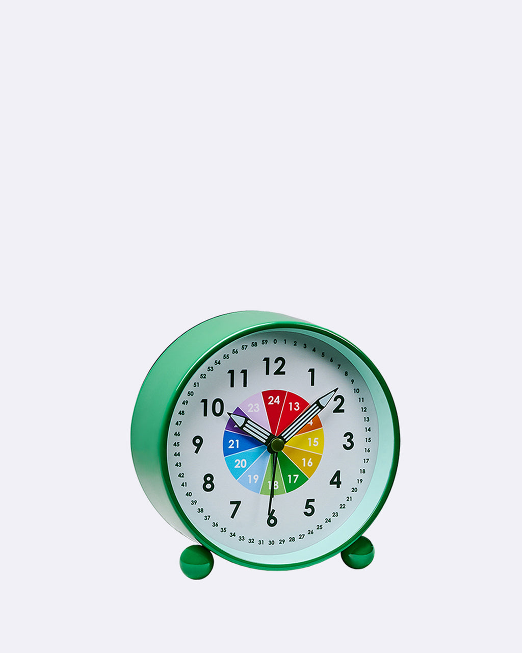 kids learning clock green bean