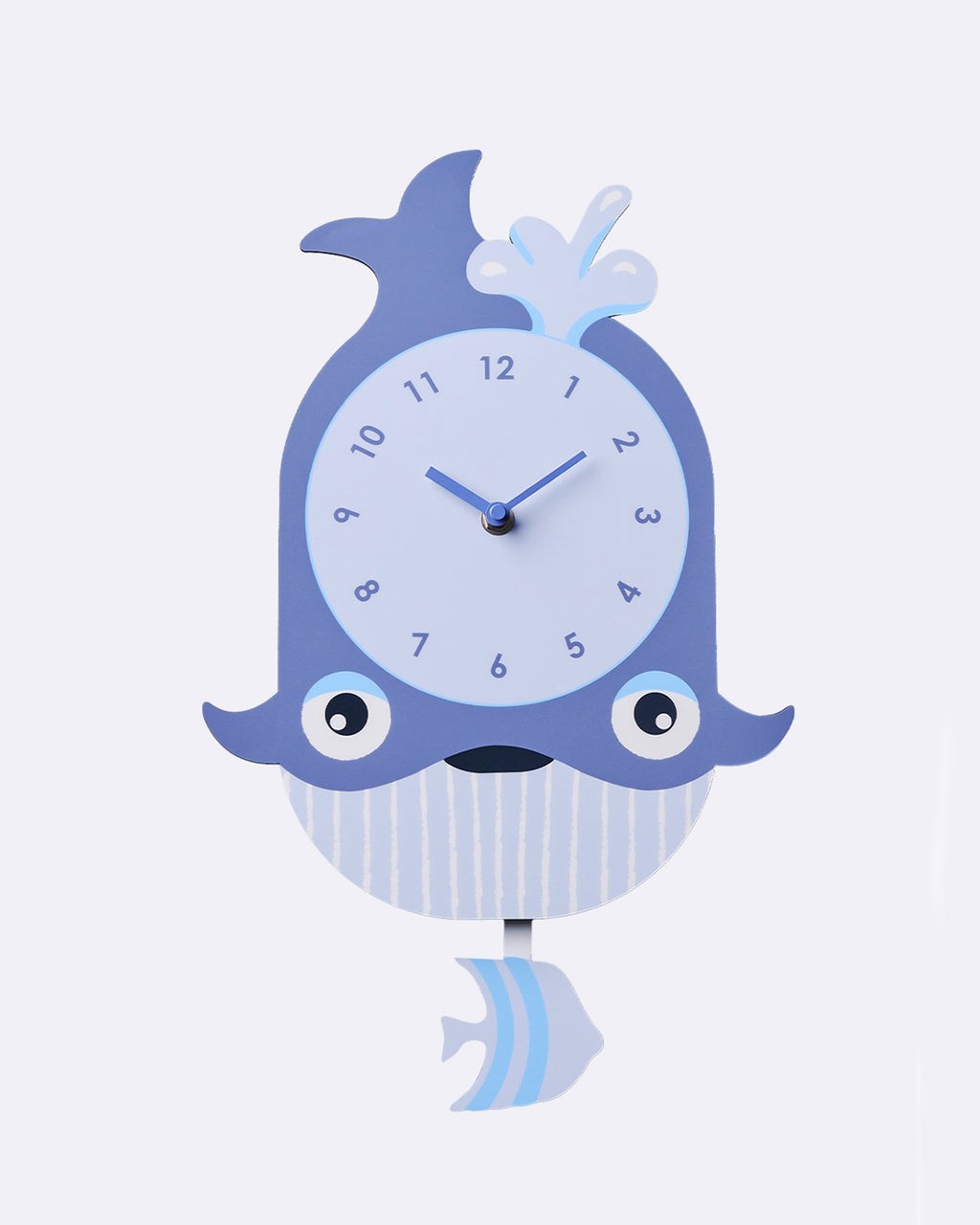 kids wall clock whale