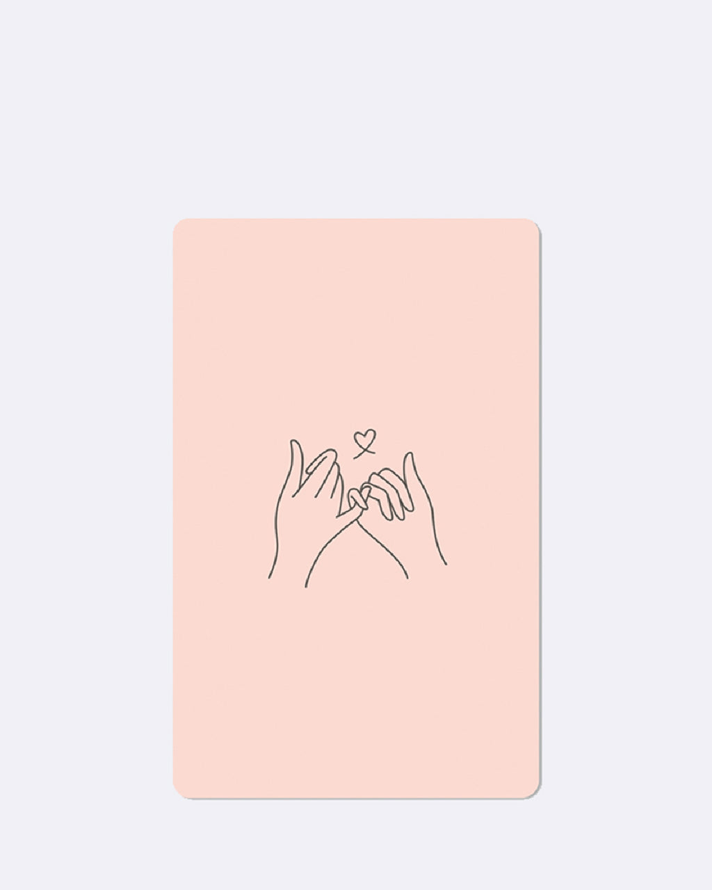 Mini Postkarten - Pinkie promise