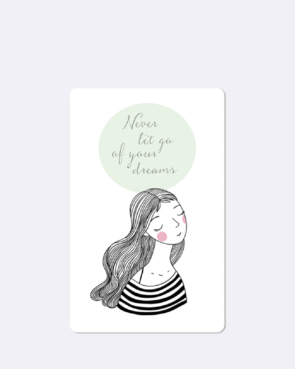 Mini Postkarten Dream Girl