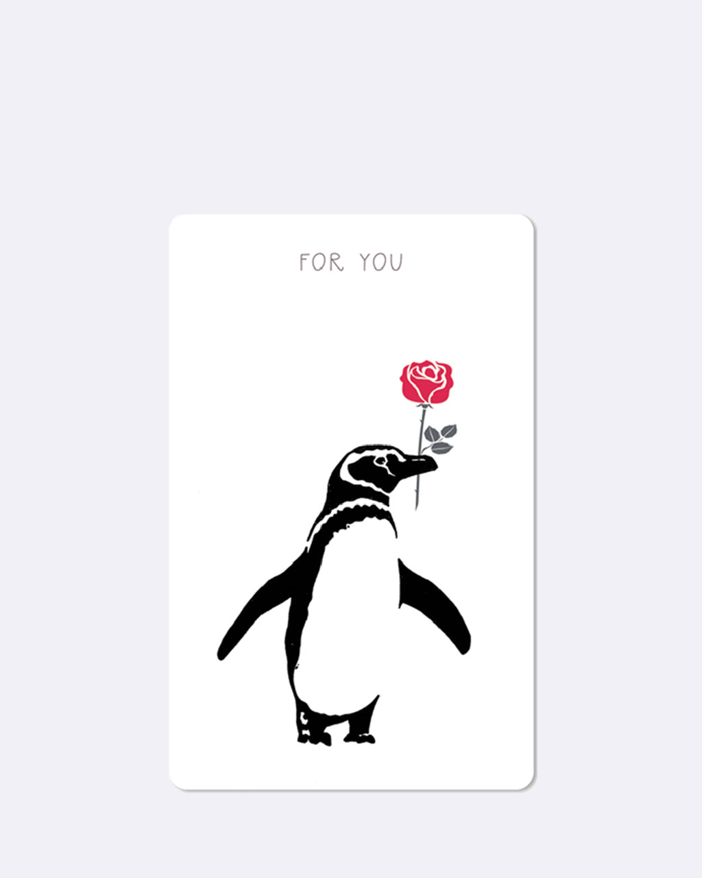 Mini Postkarten - Pinguin
