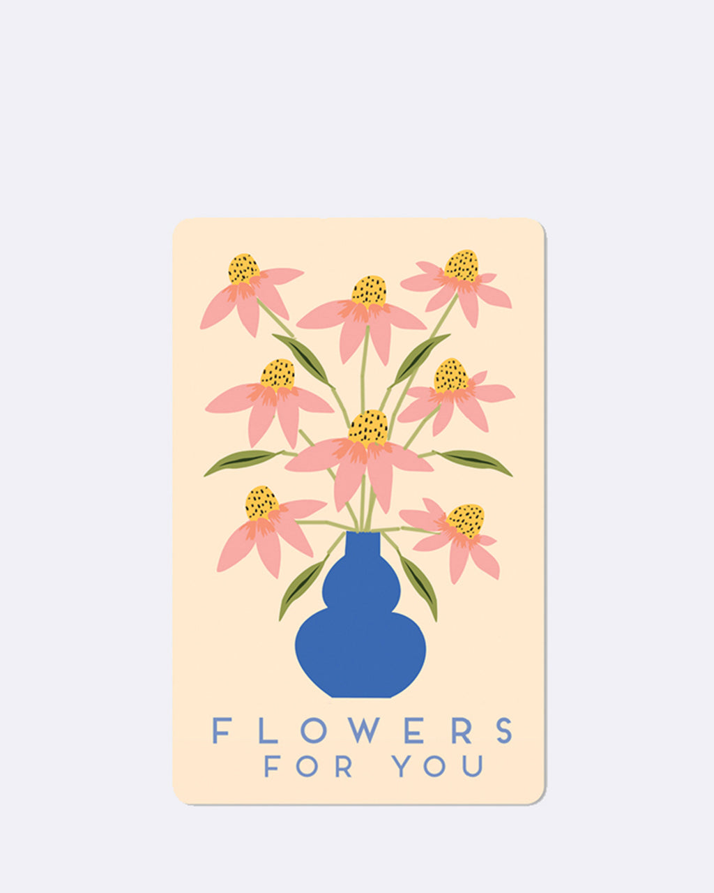 Mini Postkarten Flowers for you