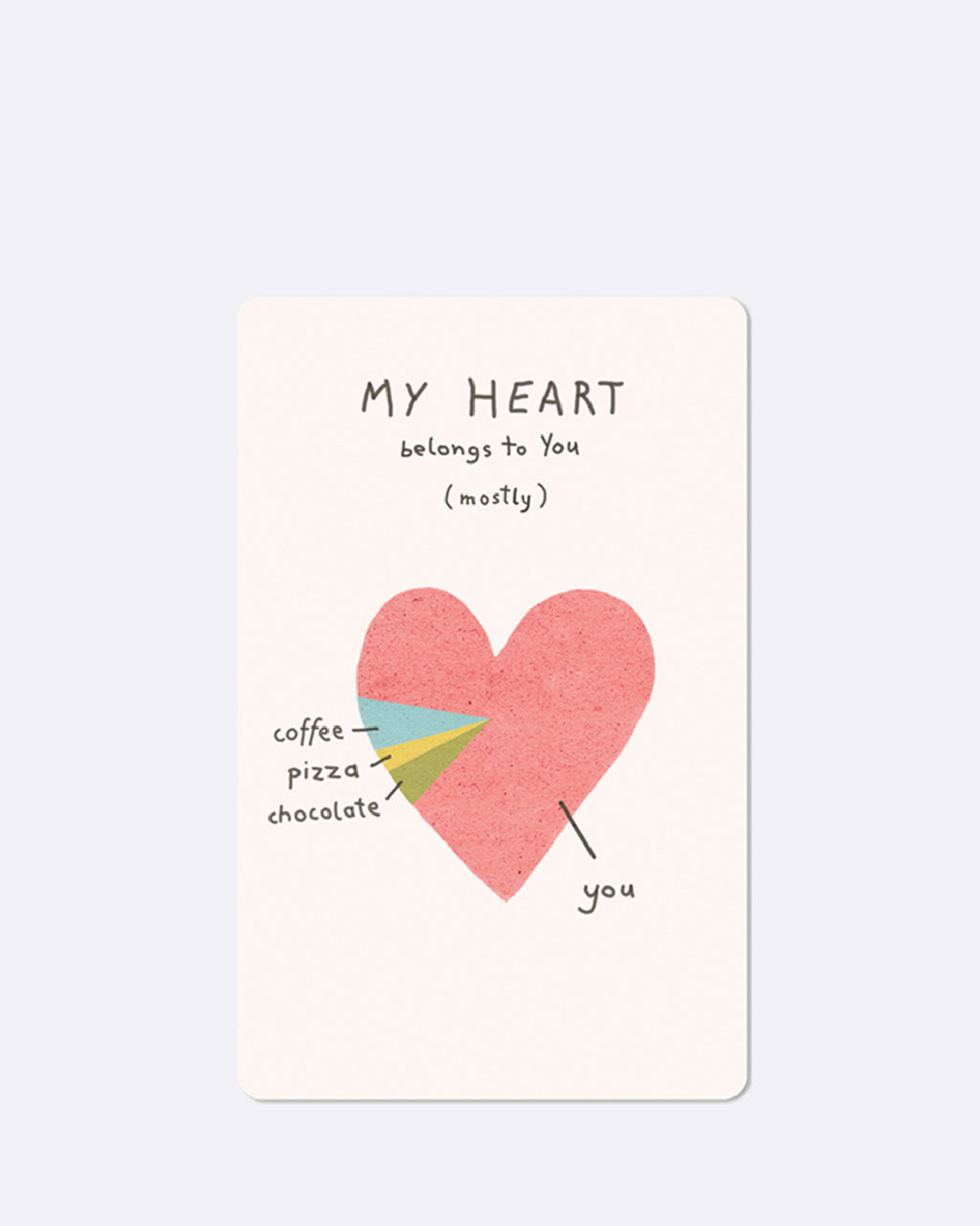Mini Postkarten - My heart