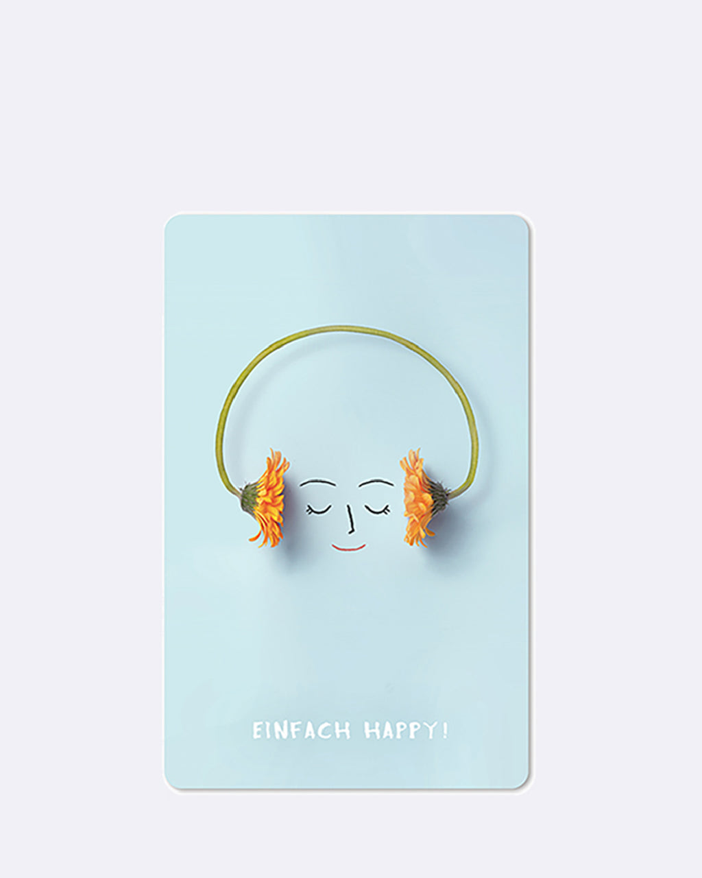 Mini cartes postales Simplement heureux