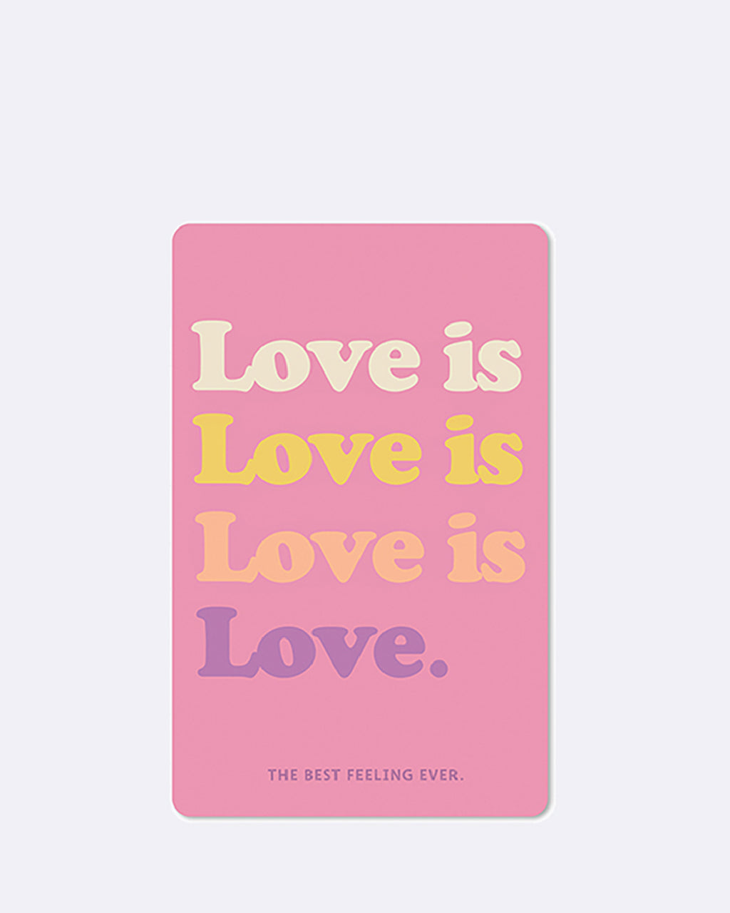 Mini Postkarten - Love is