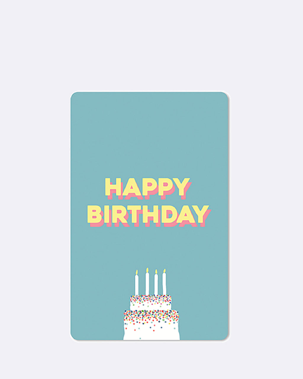 Mini Postcards - Cake Happy Birthday