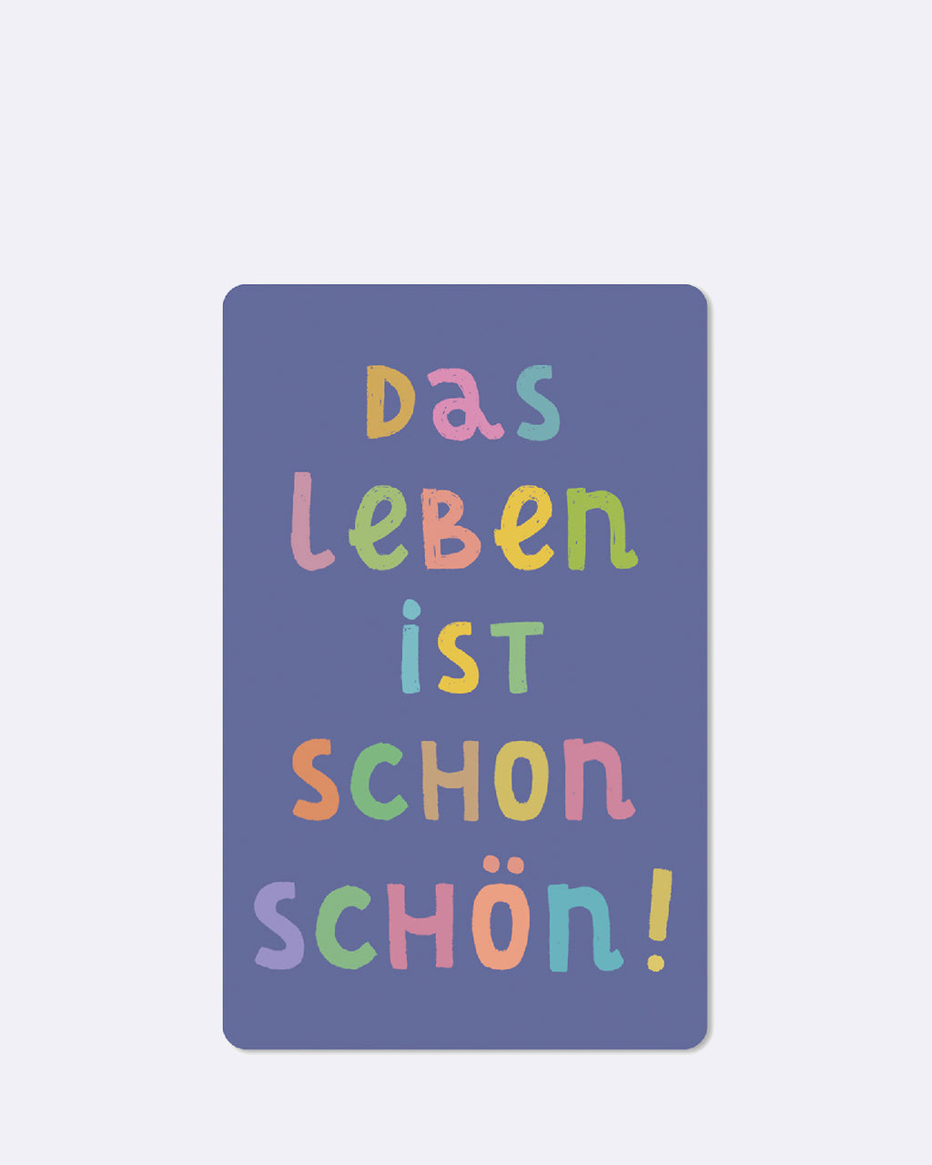 Mini Postkarten - Das Leben ist schon schön