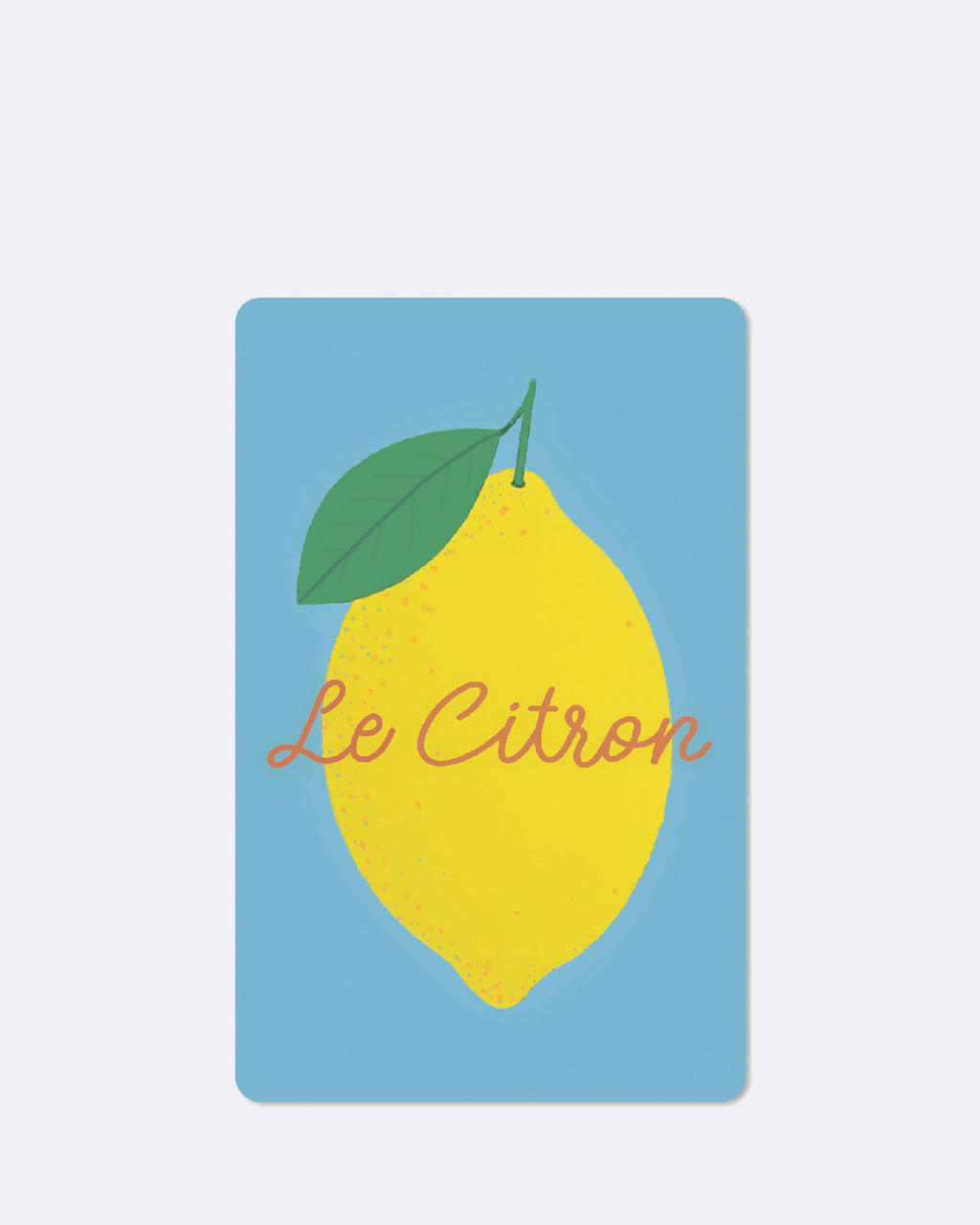 Mini Postkarten - Le Citron