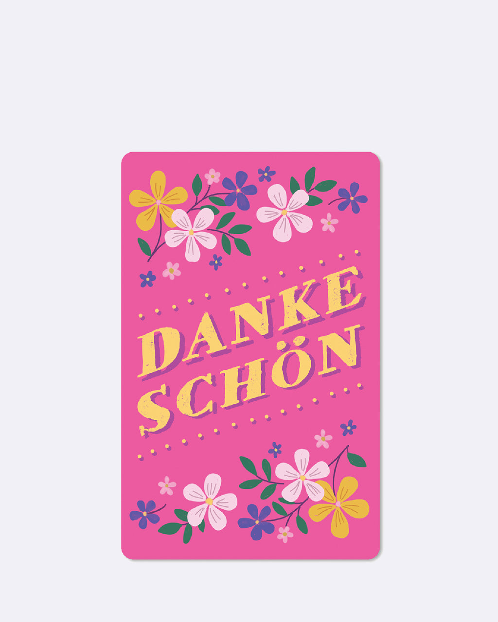 Mini Postkarten - Dankeschön