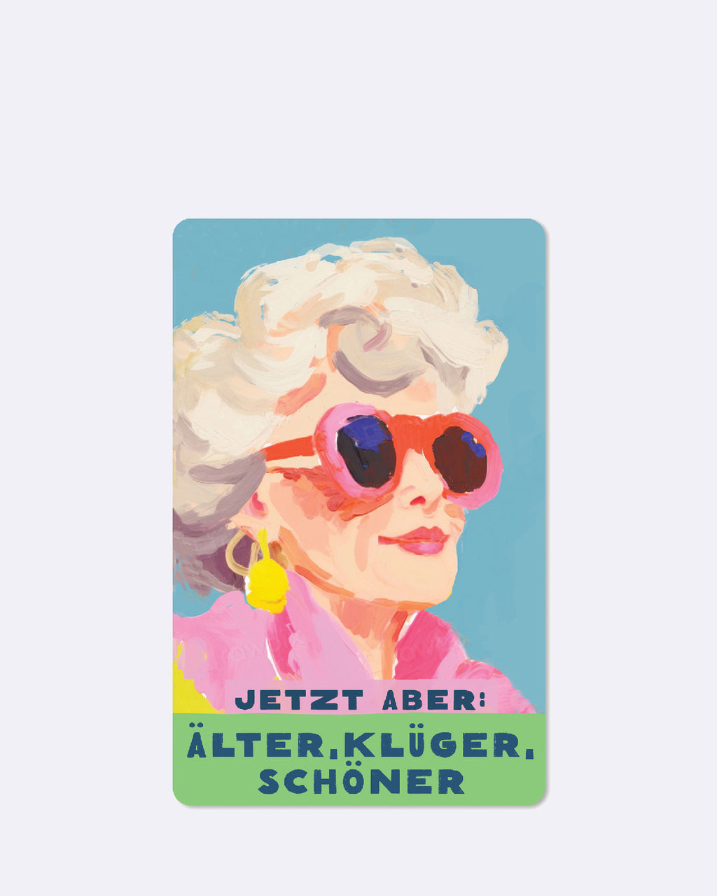 Mini postcards - older, wiser, more beautiful