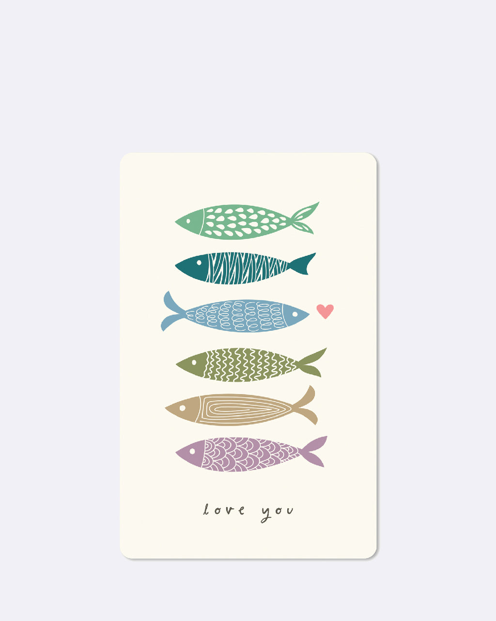 Mini cartes postales - Je t'aime