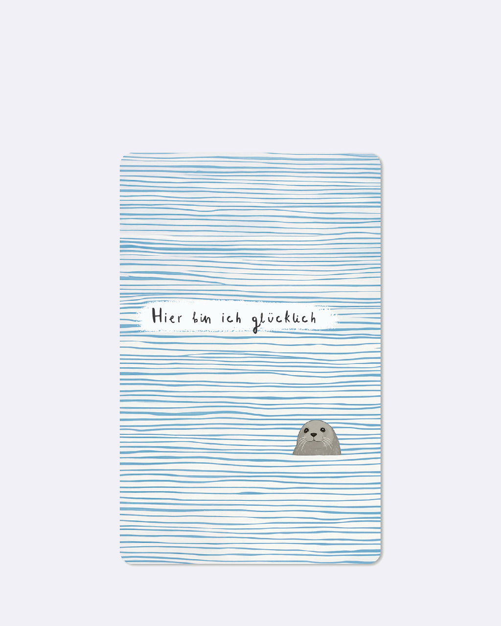 Mini Postcards - Here I am happy
