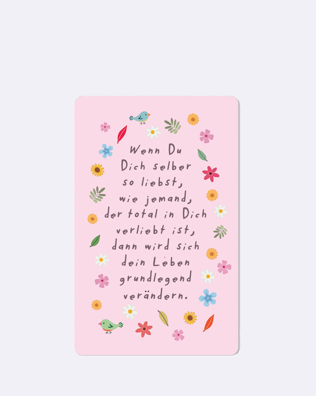Mini Postkarten - Selbstliebe