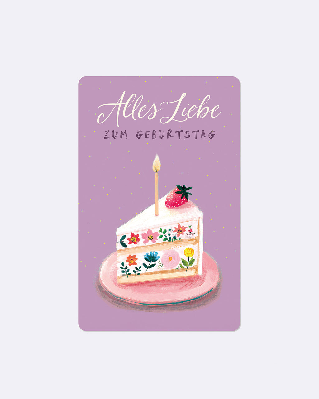 Mini Postkarten - Alles Liebe zum Geburtstag