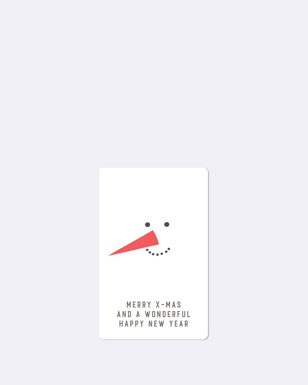 Mini Postcards Snowman Christmas