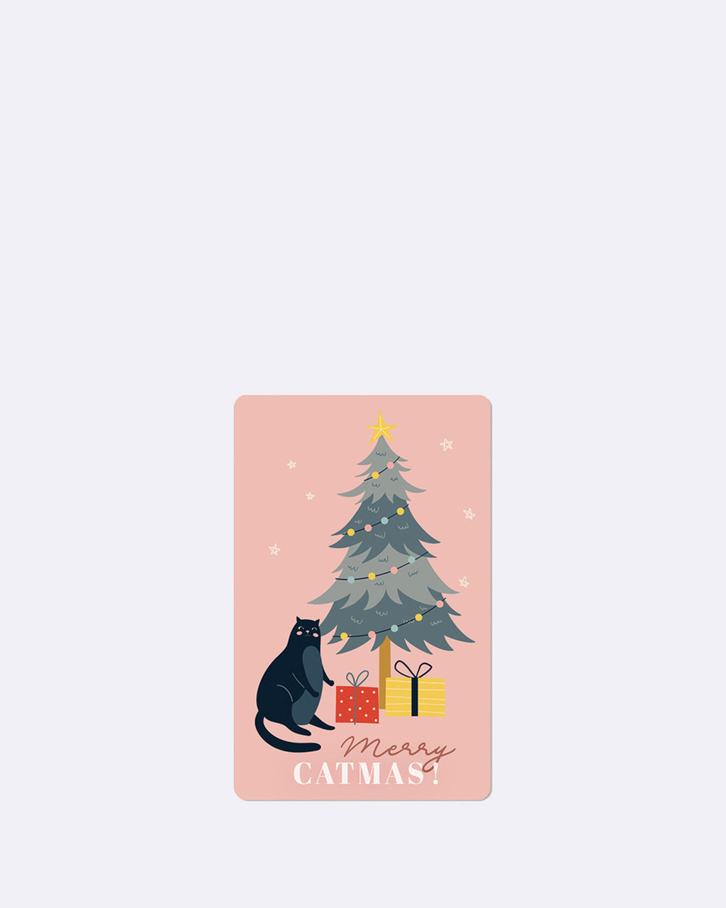 Mini postcards Merry Catmas