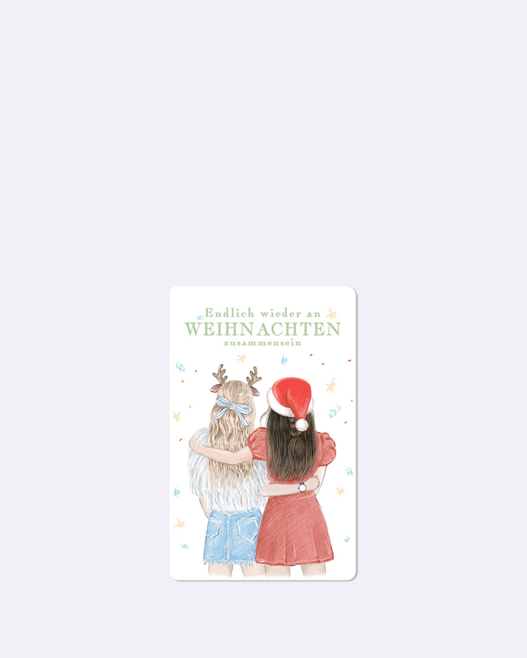 Mini cartes postales Noël ensemble