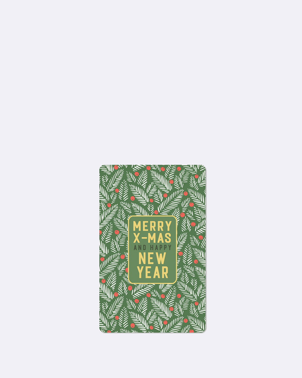 Mini Postkarten Merry X-Mas and happy new year