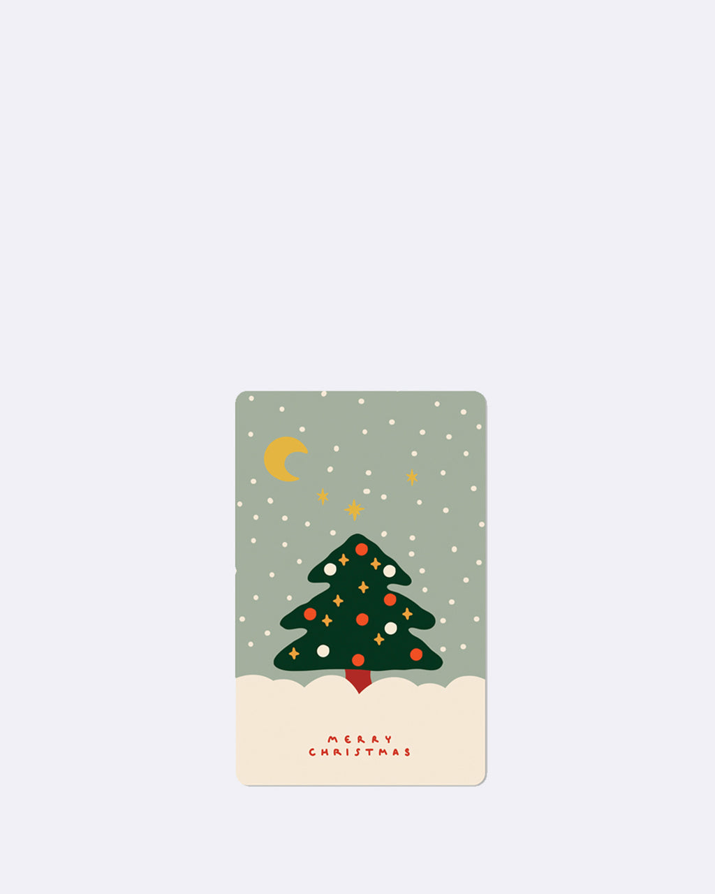 Mini Postkarten Merry Christmas