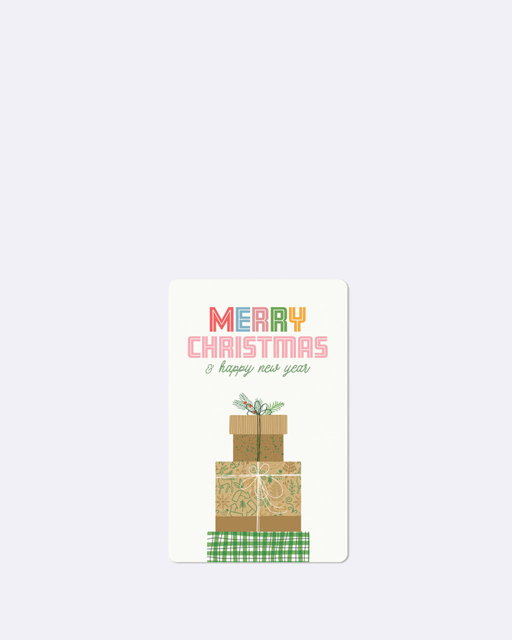 Mini postcards Christmas present