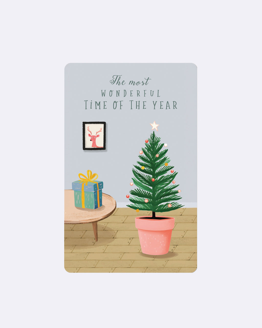 Mini Postkarten - Most wonderful time of the year